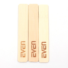 Bâtonnets de crème glacée en bambou jetables de haute qualité avec logo imprimé